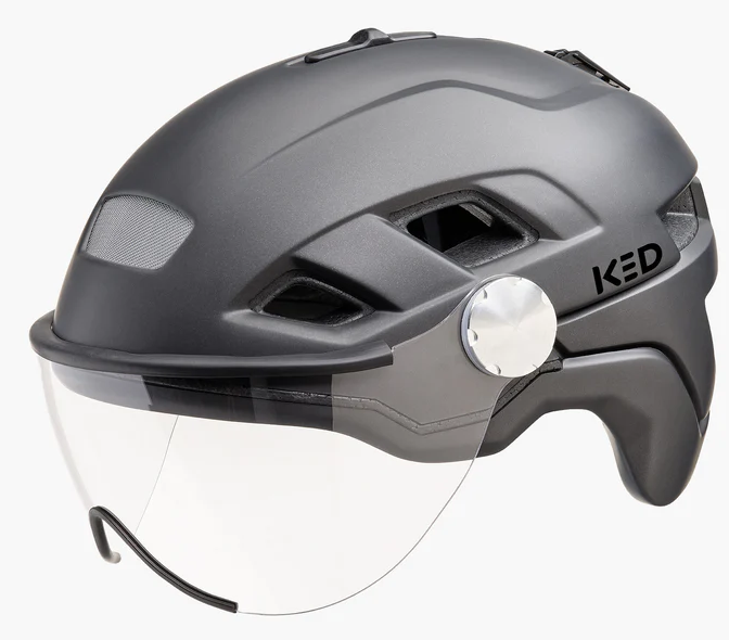 KED-Fahrradhelm B-Fish X-Lite M (52-58 cm) Black Metallic Matt