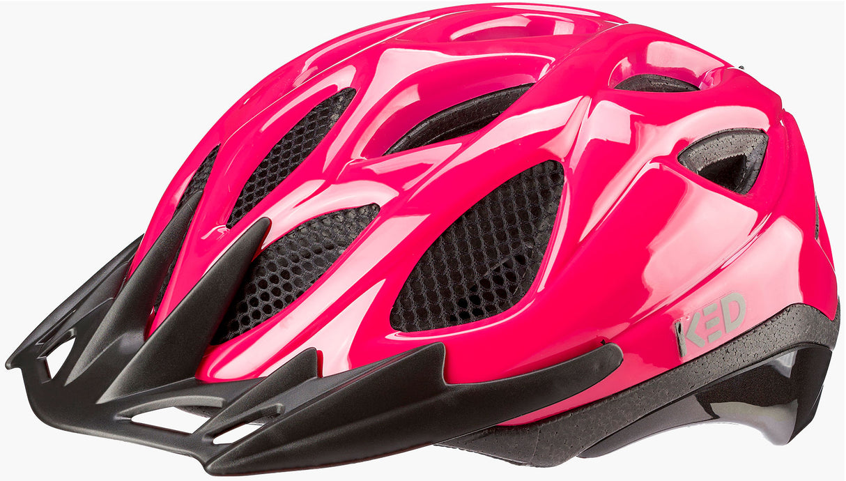 Ked Fahrradhelm Tronus M 52-56 cm - Magenta Schwarz Glanz