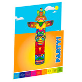Folat BV -Indianer Einladungen, 8st.