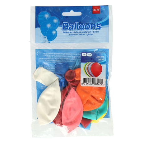 Farbige Luftballons von Folat bv – 10 Luftballons
