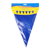 Blaue Flaggenlinie von Folat bv, 10 Meter.