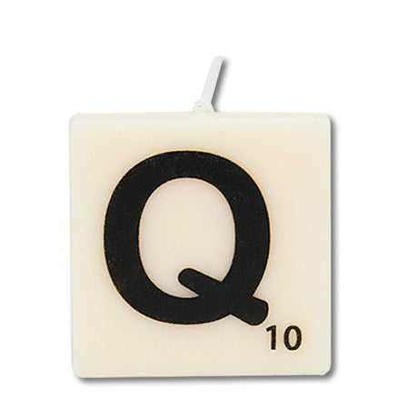 Paperdreams letter kaarsje letter q, set van 4