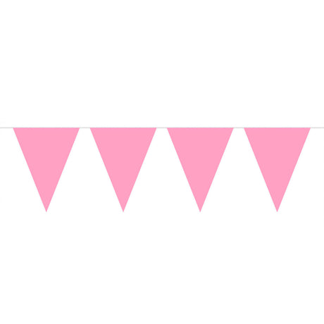Folat bv rosa Mini-Flaggenleine, 3 mtr.