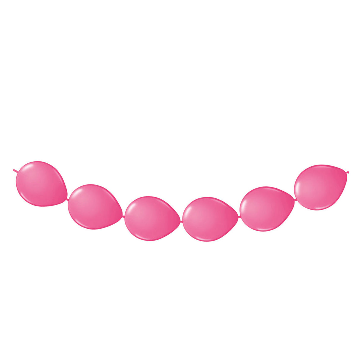 Folat bv magentafarbene Knopfballons, 8 Stück.