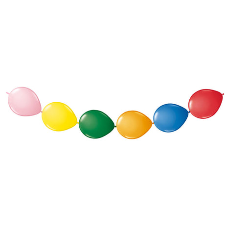 Folat bv farbige Knopfballons, 8 Stück.