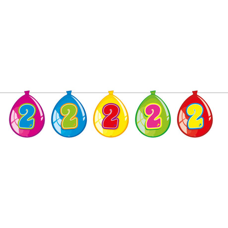 Folat bv Flag Line Ballons 2 Jahre, 10 Meter.
