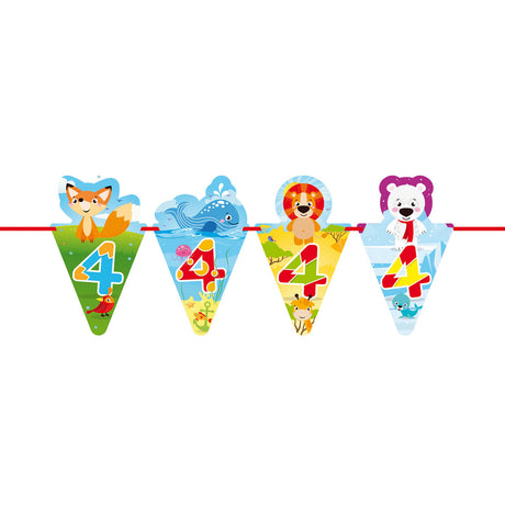 Folat bv Flaggenlinie Tiere – 4 Jahre