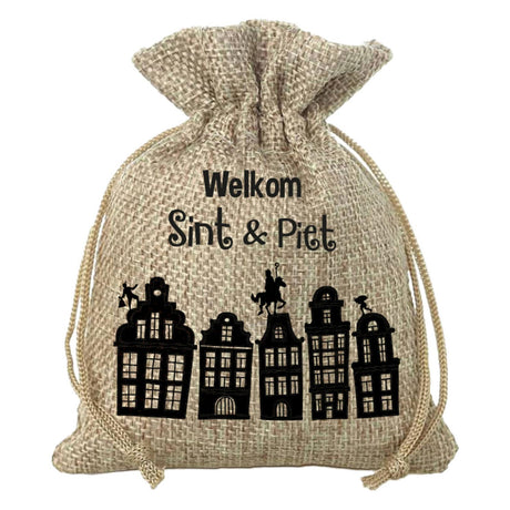 Folat bv Jute-Geschenktüte – Willkommen Sankt Pete