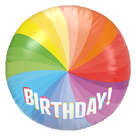 Folat bv 3D-Folienballon „Happy Birthday“, 56 cm