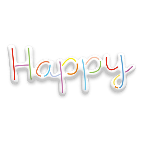 Folat bv 3D-Folienballon „Happy Birthday“, 56 cm
