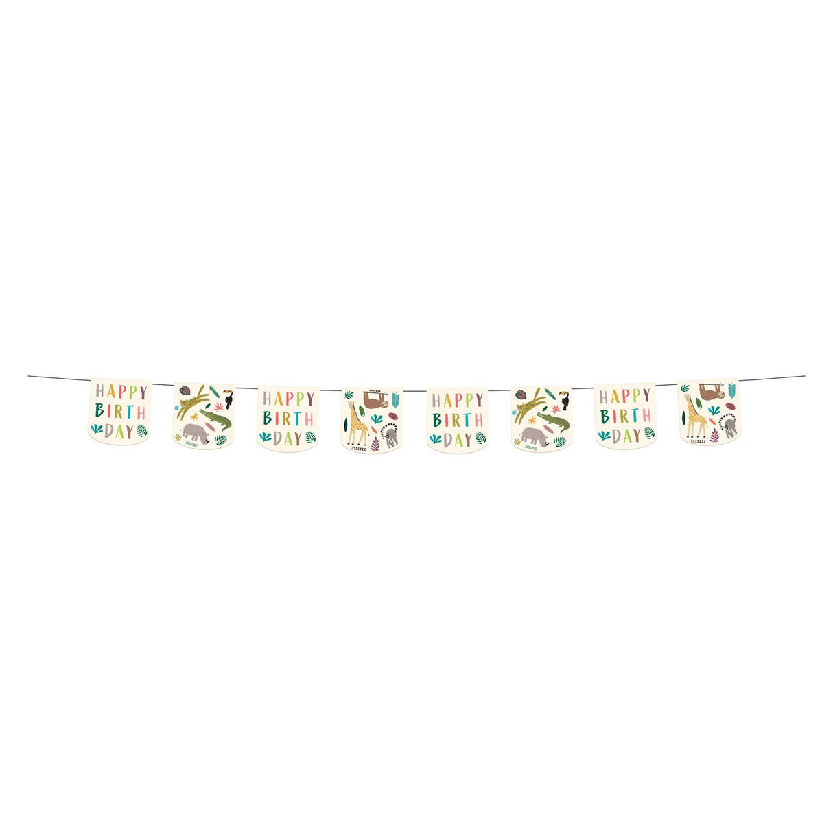 Flag -Linie wilde Tiere 6m
