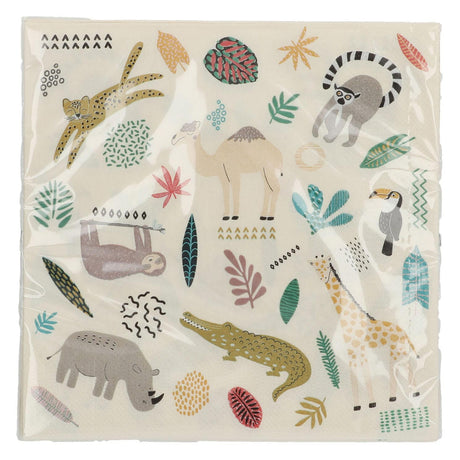 Folat bv Wildtierservietten 20 Stk.