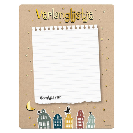 Folat bv Sinterklaas Wunschliste, 4 Stk.