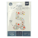 Folat bv stehender Folienballon „Frohe Party“ Nummer 5 – 72 cm