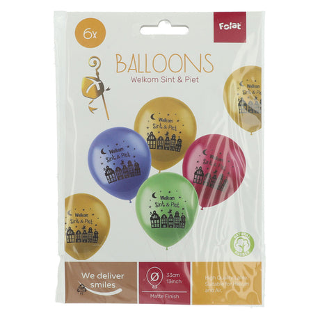 Folat bv Luftballons begrüßen den Heiligen Petrus, 6 Stück.