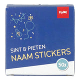 Folat bv Geschenk-Namensaufkleber Sankt Nikolaus und Pieten, 50 Stück.