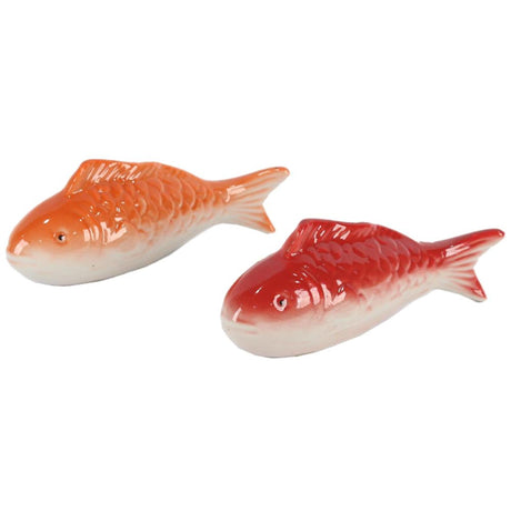 Gerkimex schwimmender Fisch 16cm 2 Arten rot oder orange