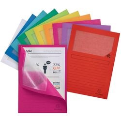 Sorteermap exacompta 50100e a4 gerecycled papier 10 kleuren