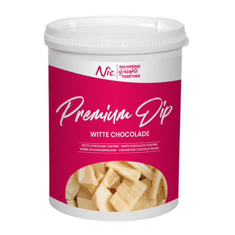 Nic Premium Dip weiße Schokolade (1,2 kg)