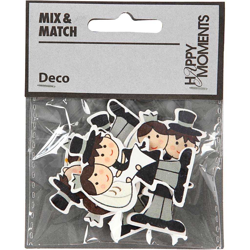 Https: www.cchobby.nl Bridal Couple-h-50-mm-4-piece-1-box