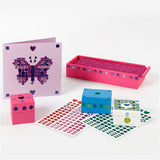 Creativ Company Mosaikaufkleber, D 8-14 mm, Blatt 11x16,5 cm, verschiedene Farben, 10 Blatt 1 Box