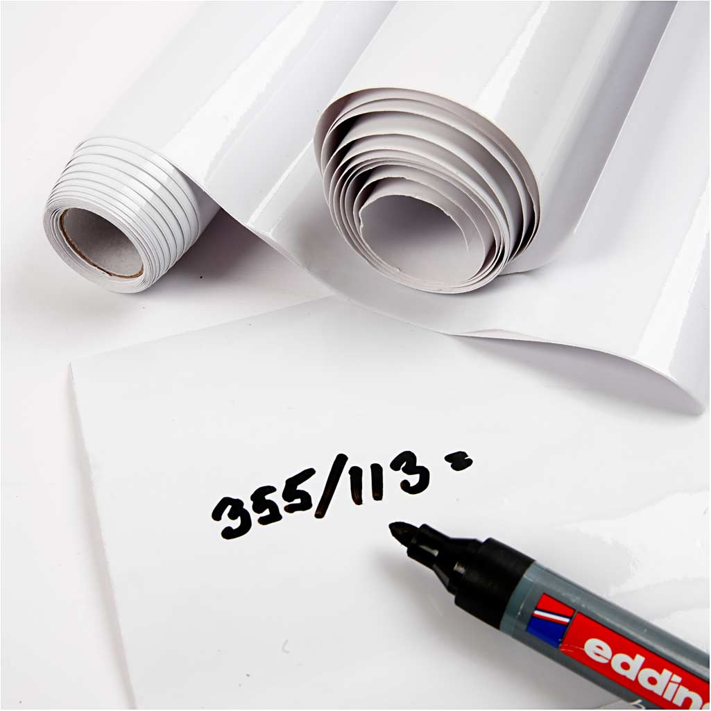 Creativ Company Whiteboardfolie weiß, 2m