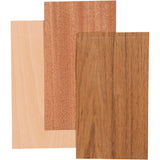 Creativ Company Bamboo Feneer Beech Eiken Mahonie, 3 Blätter