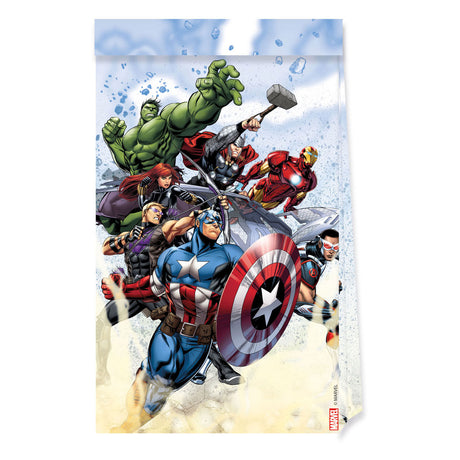 Globos Papierpartytüten FSC Avengers Infinity Stones, 4 Stk.