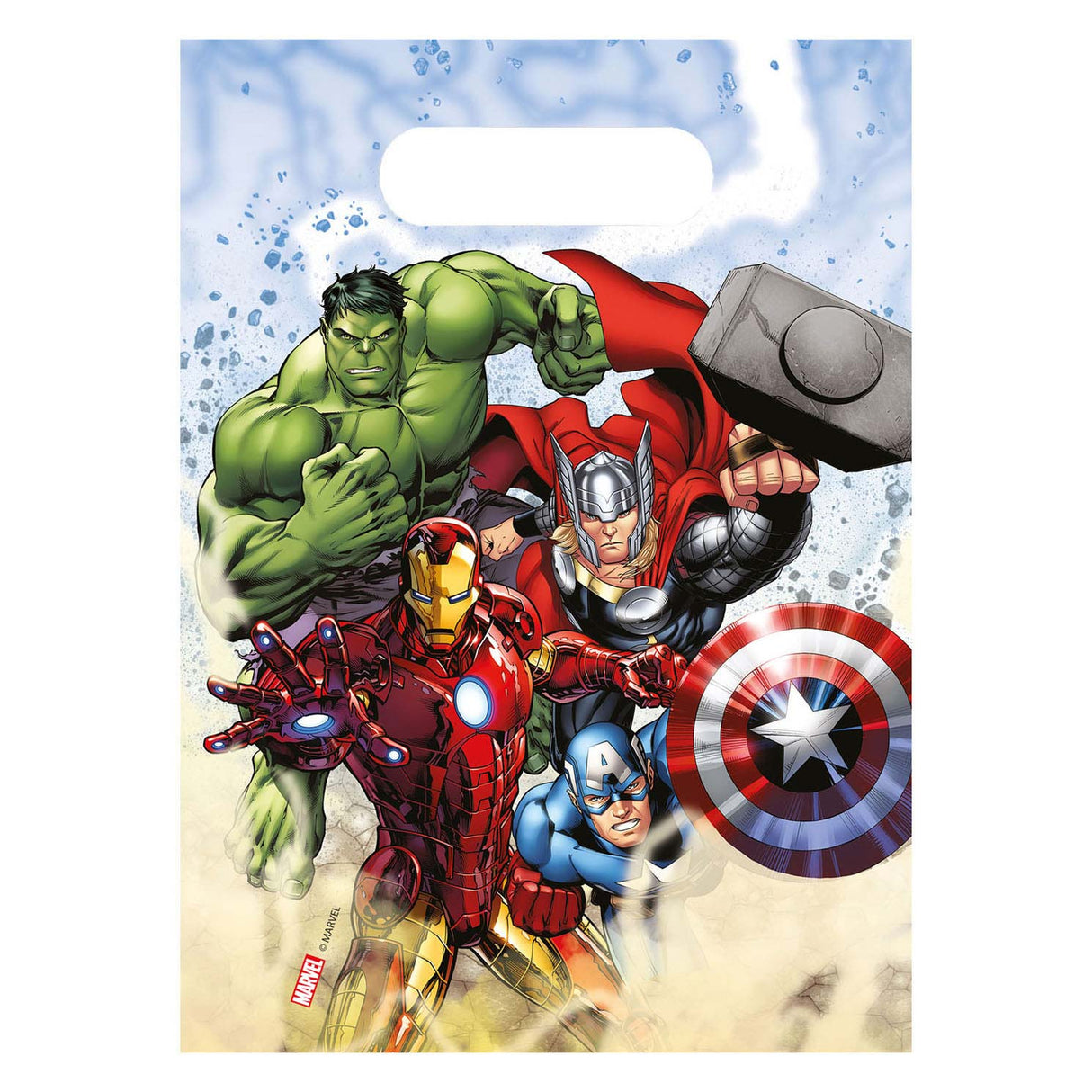 Globos Papierpartytüten FSC Avengers Infinity Stones, 6 Stk.