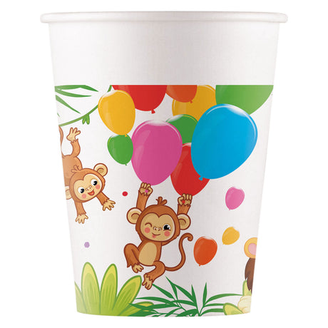 Globos Papy Cups FSC Dschungelballons, 8st.