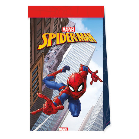 Globos Papier-Partytüten FSC Spider-Man, 4 Stk.