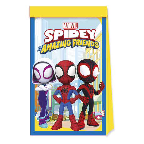 Globos Papierpartytüten FSC Spidey, 4 Stk.