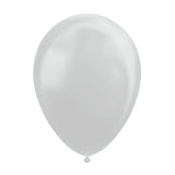 Globos Balloons Metallic Silver 30 cm, 10st.