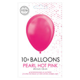 Globos-Luftballons Perlhartrosa 30cm, 10Stk.