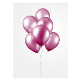 Globos-Luftballons Perlhartrosa 30cm, 10Stk.