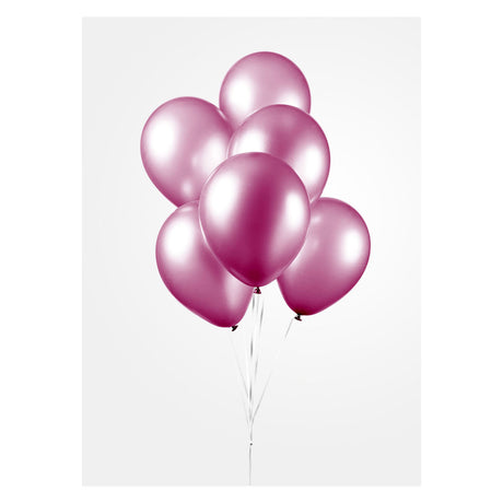 Globos-Luftballons Perlhartrosa 30cm, 10Stk.