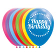 Globos Luftballons Happy Birthday Mix Farben 30cm, 8 Stk.