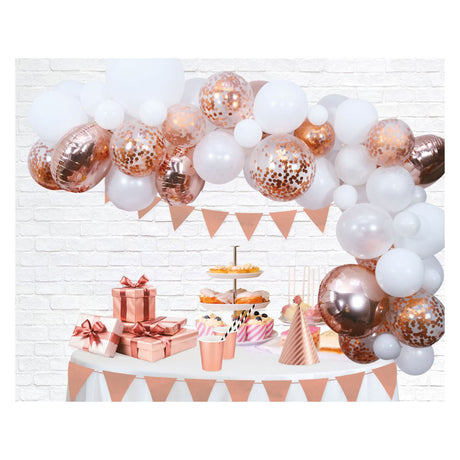 Globos Ballonbogen-Set Roségold