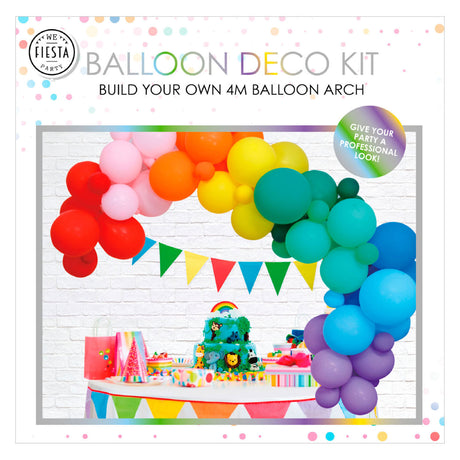 Globos Luftballons Bogenset Regenbogen