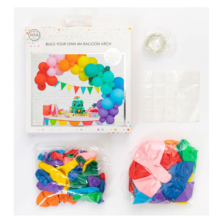 Globos Luftballons Bogenset Regenbogen