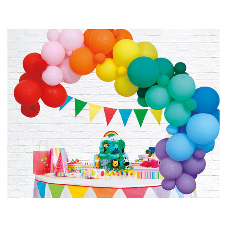 Globos Luftballons Bogenset Regenbogen