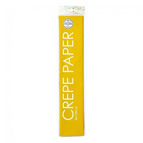 Globos Krepppapier gelb, 50x250cm