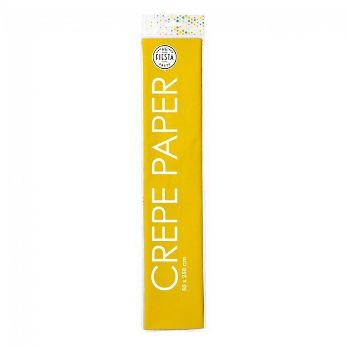 Globos Krepppapier gelb, 50x250cm