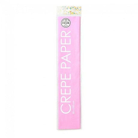 Globos Krepppapier Babyrosa, 50x250cm