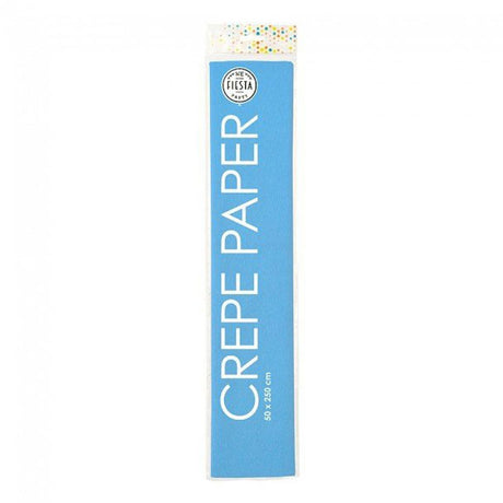 Globos Krepppapier Babyblau, 50x250cm