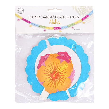 Globos-Girlande aus Papier Aloha – 4 m