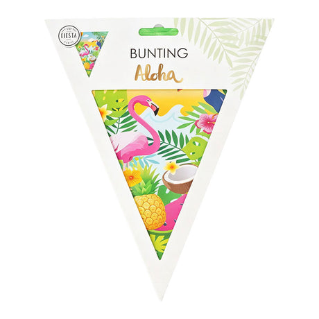 Globos-Flaggenleine aus Papier Aloha - 6m