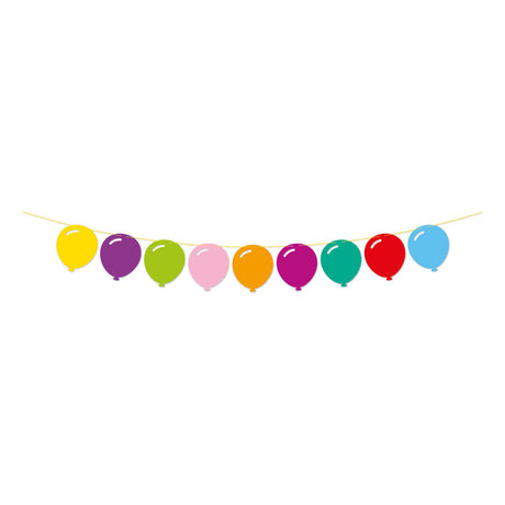 Globos Papiergirlande Pop Party - 2m