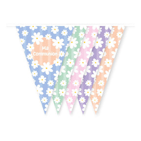 Globos Flaggenlinie Gänseblümchen ma Kommunion - 10m