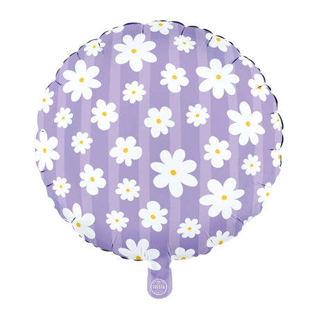 Globos Folienballon 18 Zoll rund um Gänseblümchen
